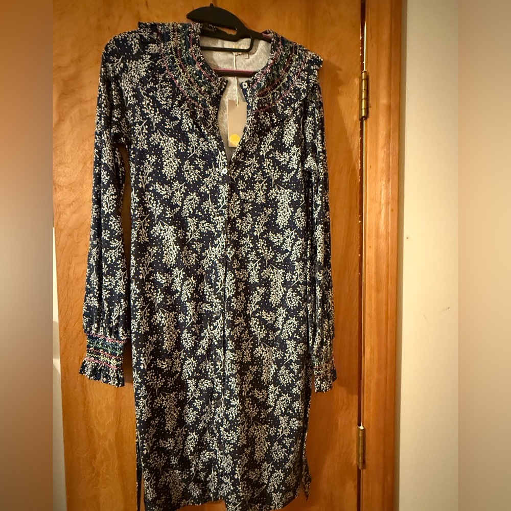 Boden Floral Dress with Long Sleeves US size 4